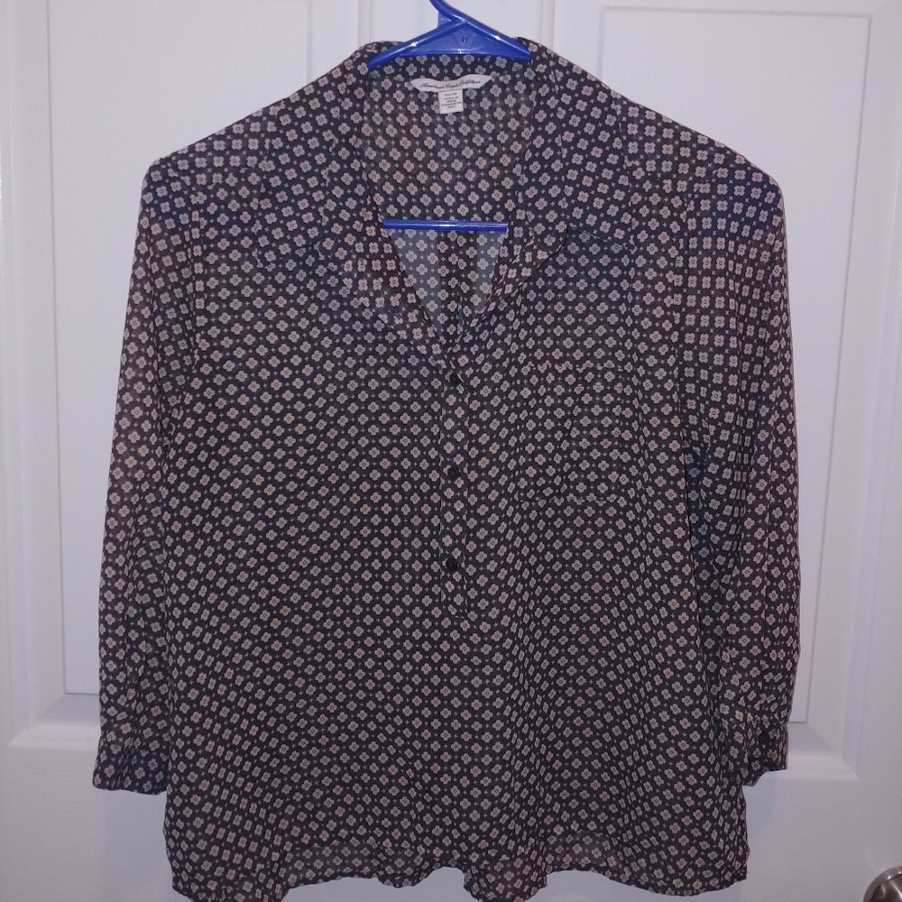 AE Sheer blouse
